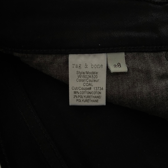 Rag & Bone Black Jeans - Picture 5 of 6